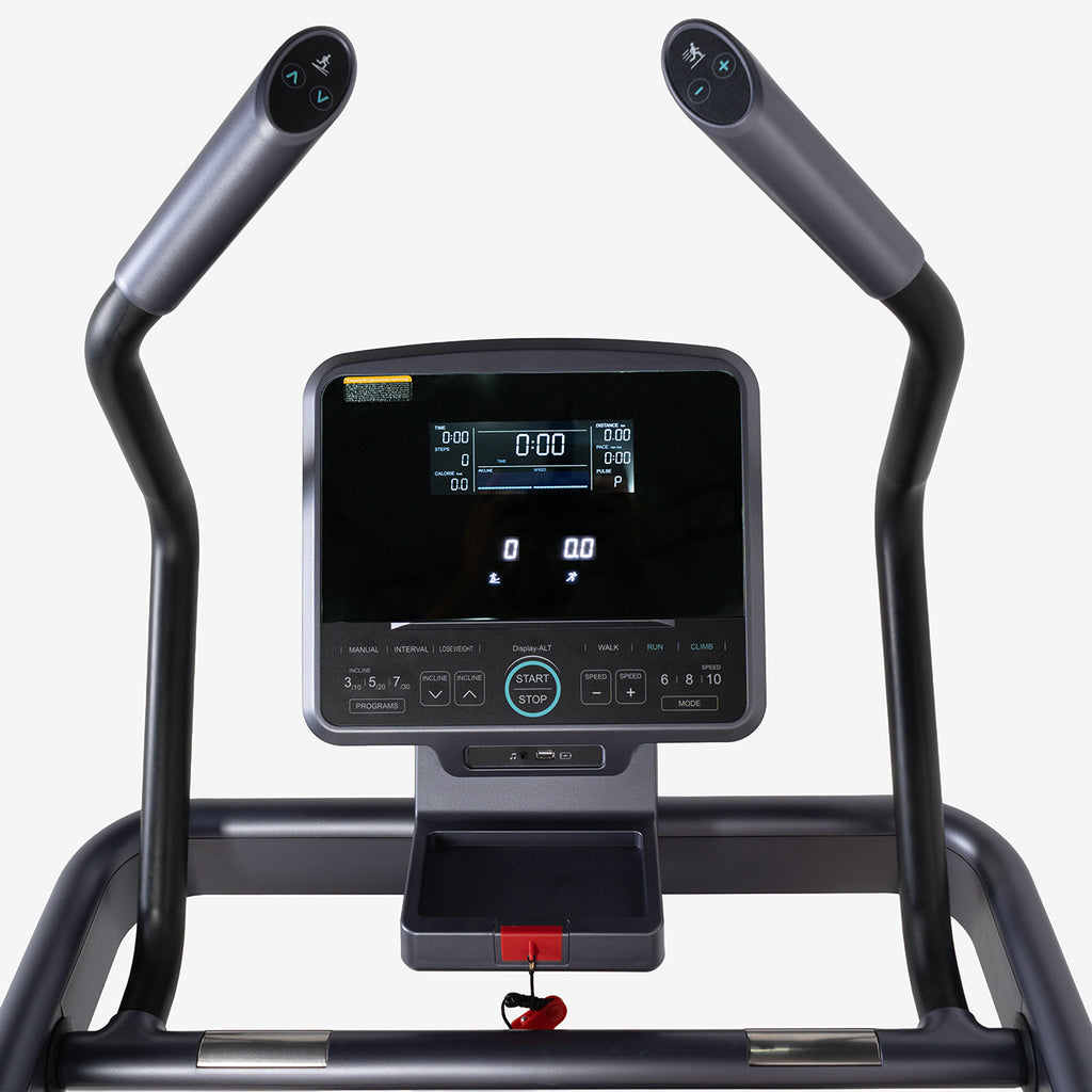 Ultimate Fitness Trotadora Escaladora Eléctrica P750 Smart 2.0 Premium, vista lateral