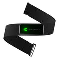 Coospo H9Z banda cardiaca pecho recargable vista completa