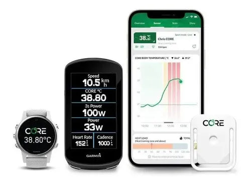 CORE sensor temperatura corporal ciclismo running - SportBest Chile