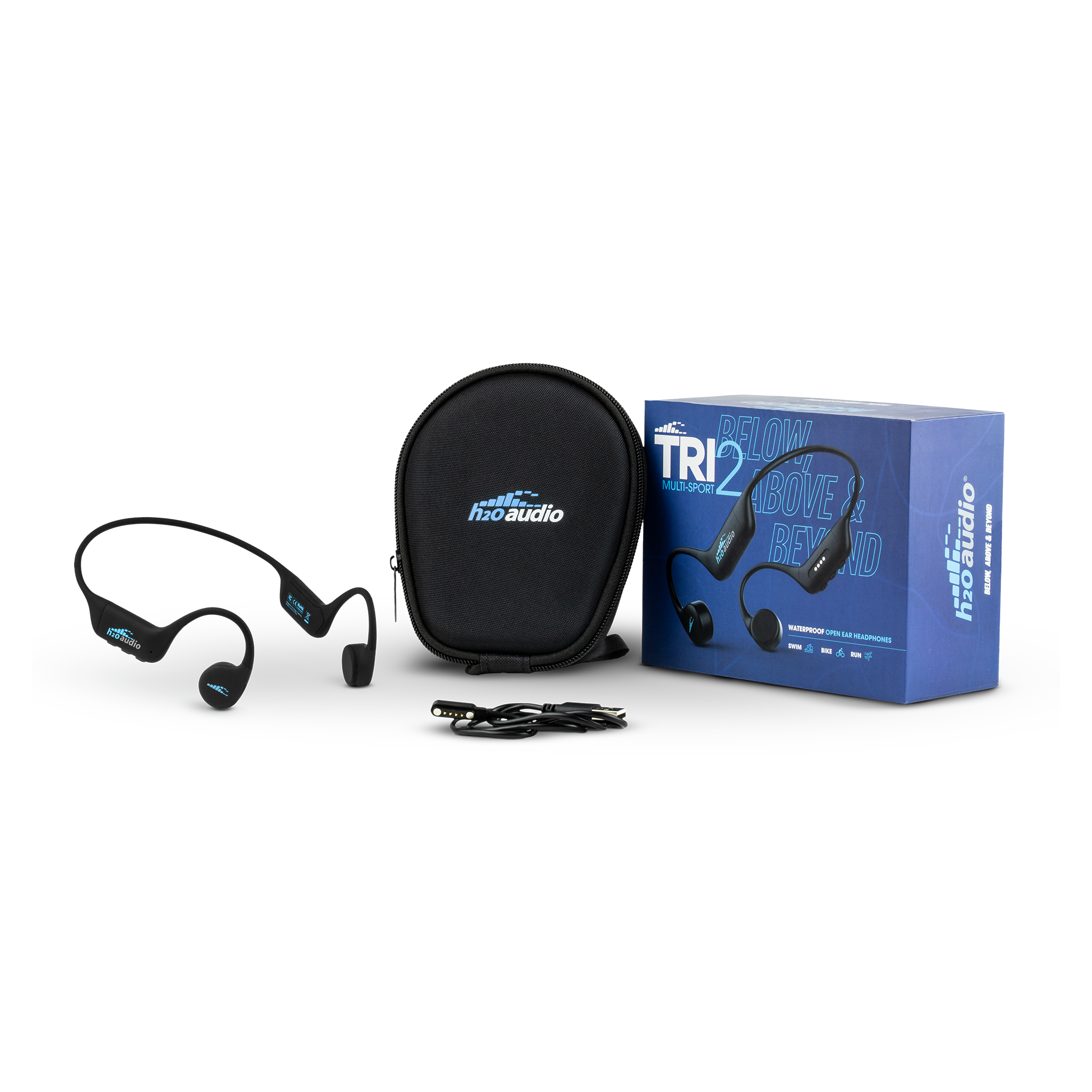 H2O Audio TRI 2 Multi-Sport Headphones with BT & MP3, vista 6