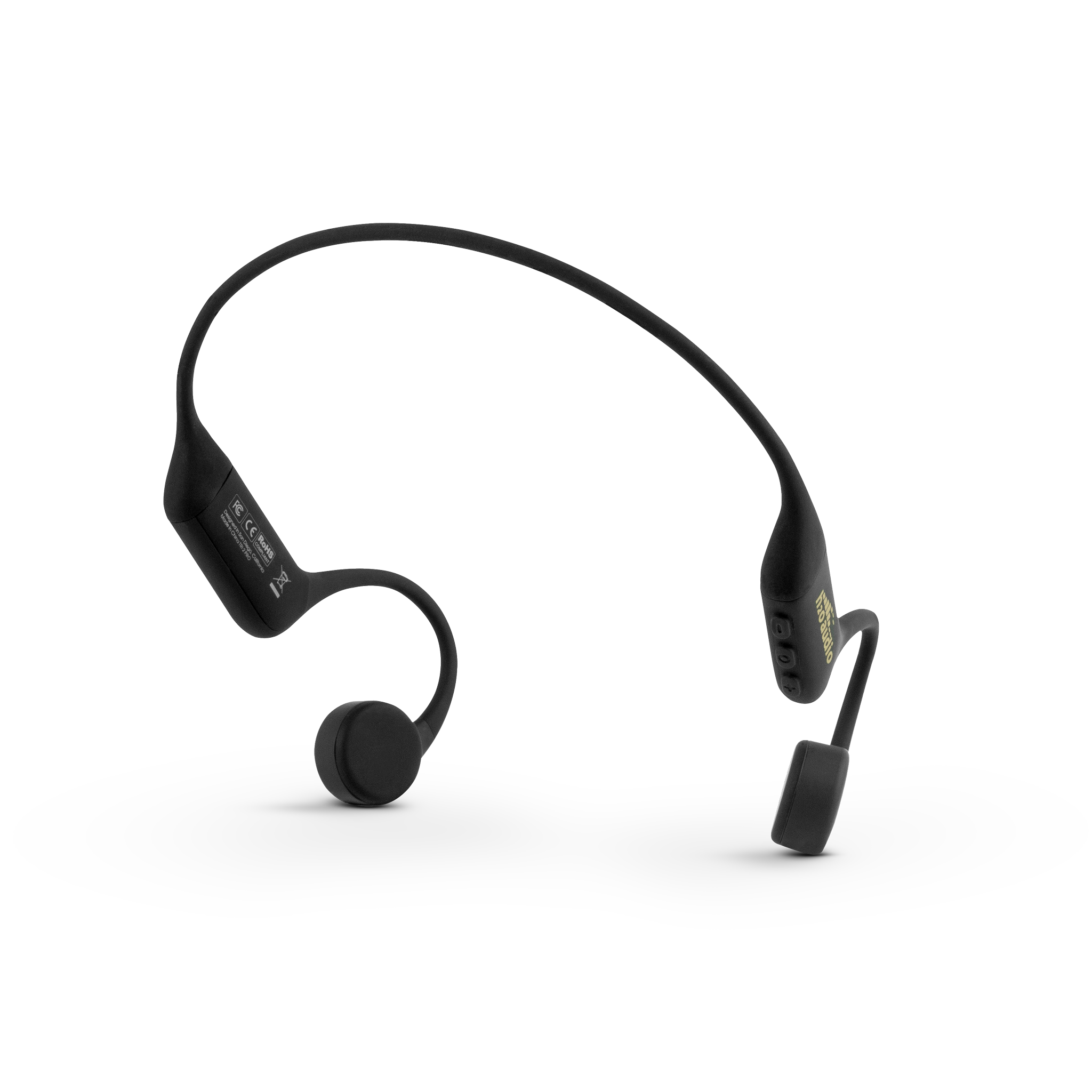 H2O Audio TRI 2 PRO Multi-Sport Headphones with BT & MP3 & PLAYLIST+, vista 4